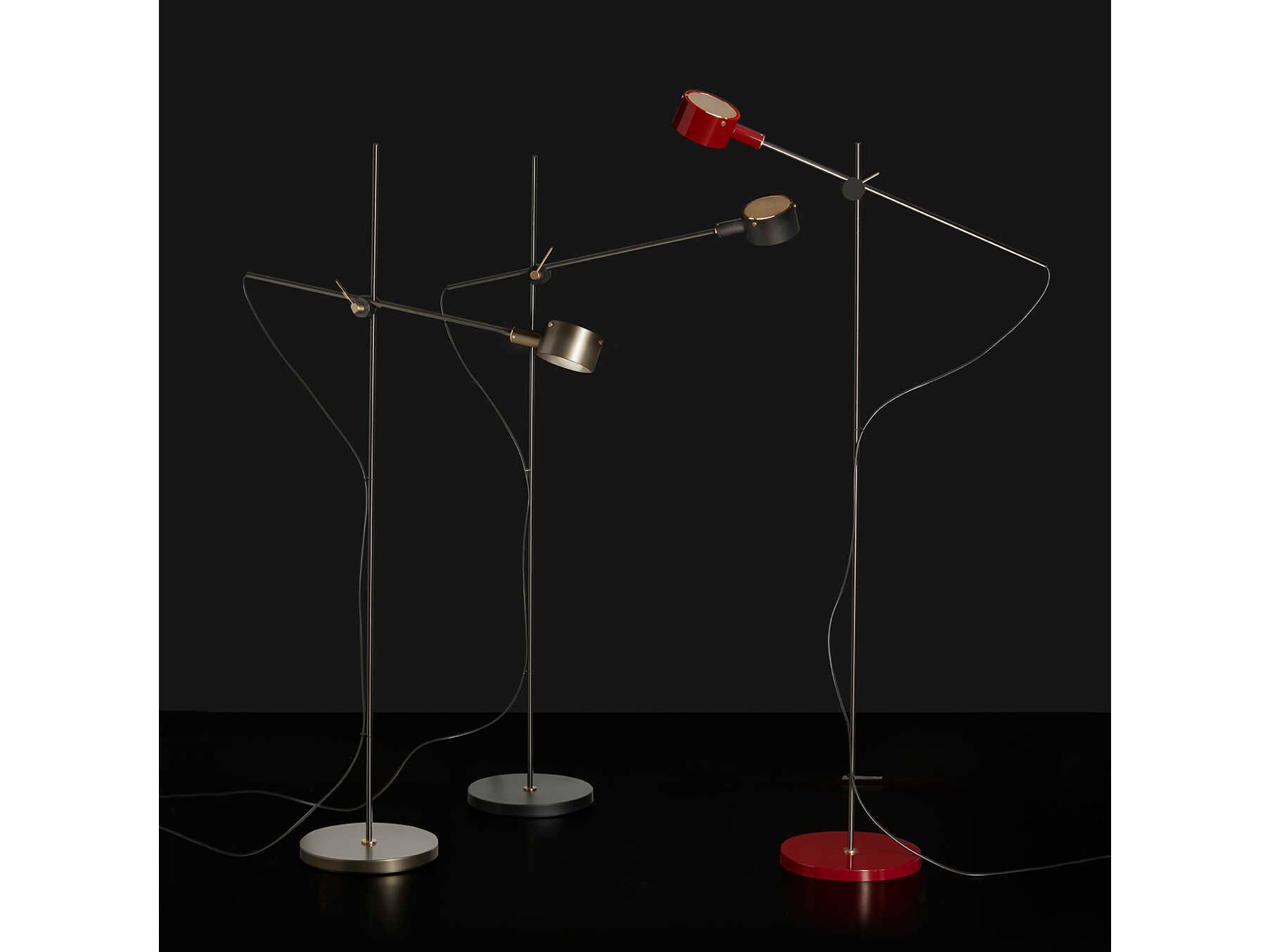 Oluce G.O. Anodic Bronze LED Floor Lamp