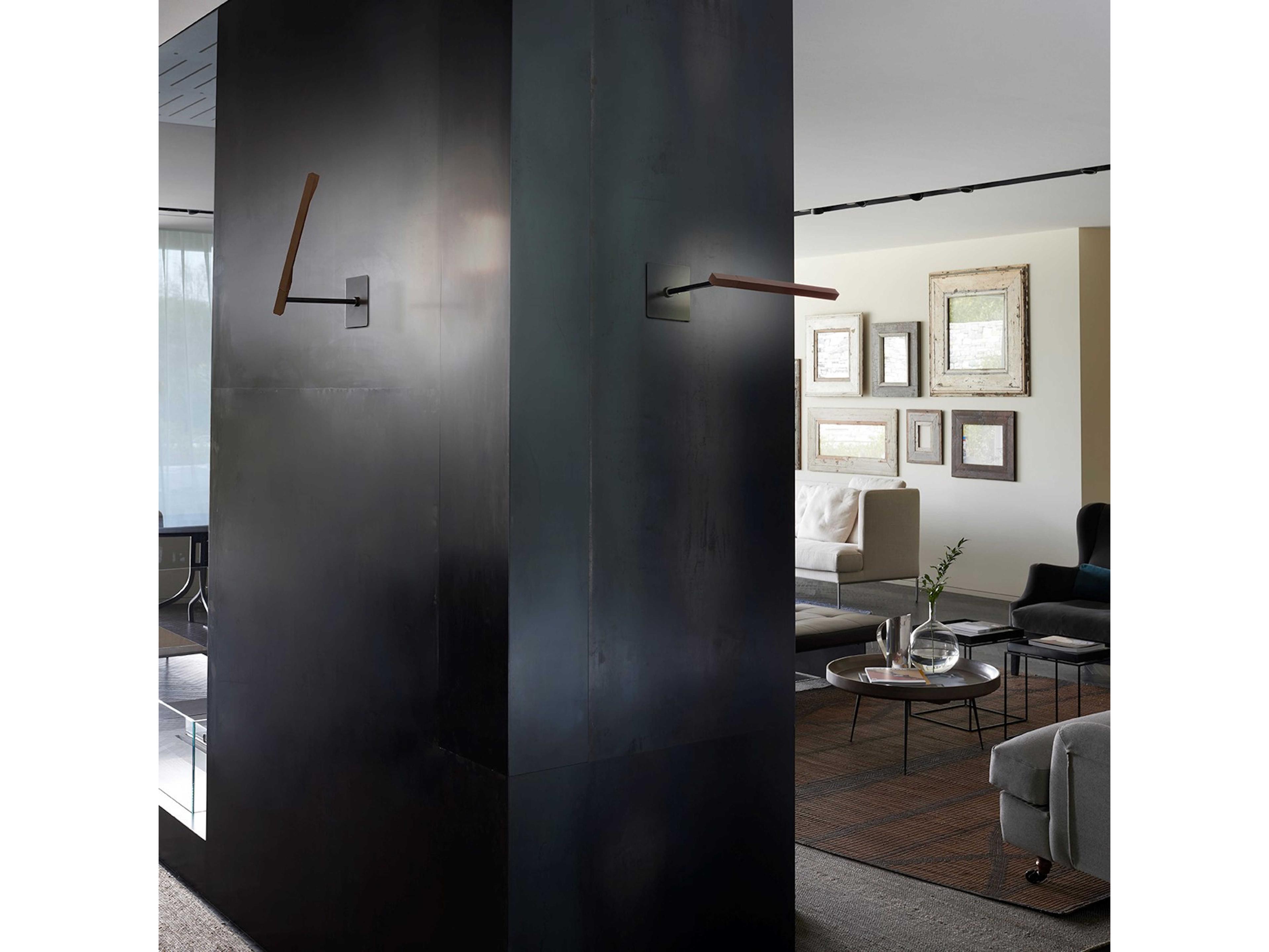 Oluce Ilo 1-Light Chrome LED Wall Sconce