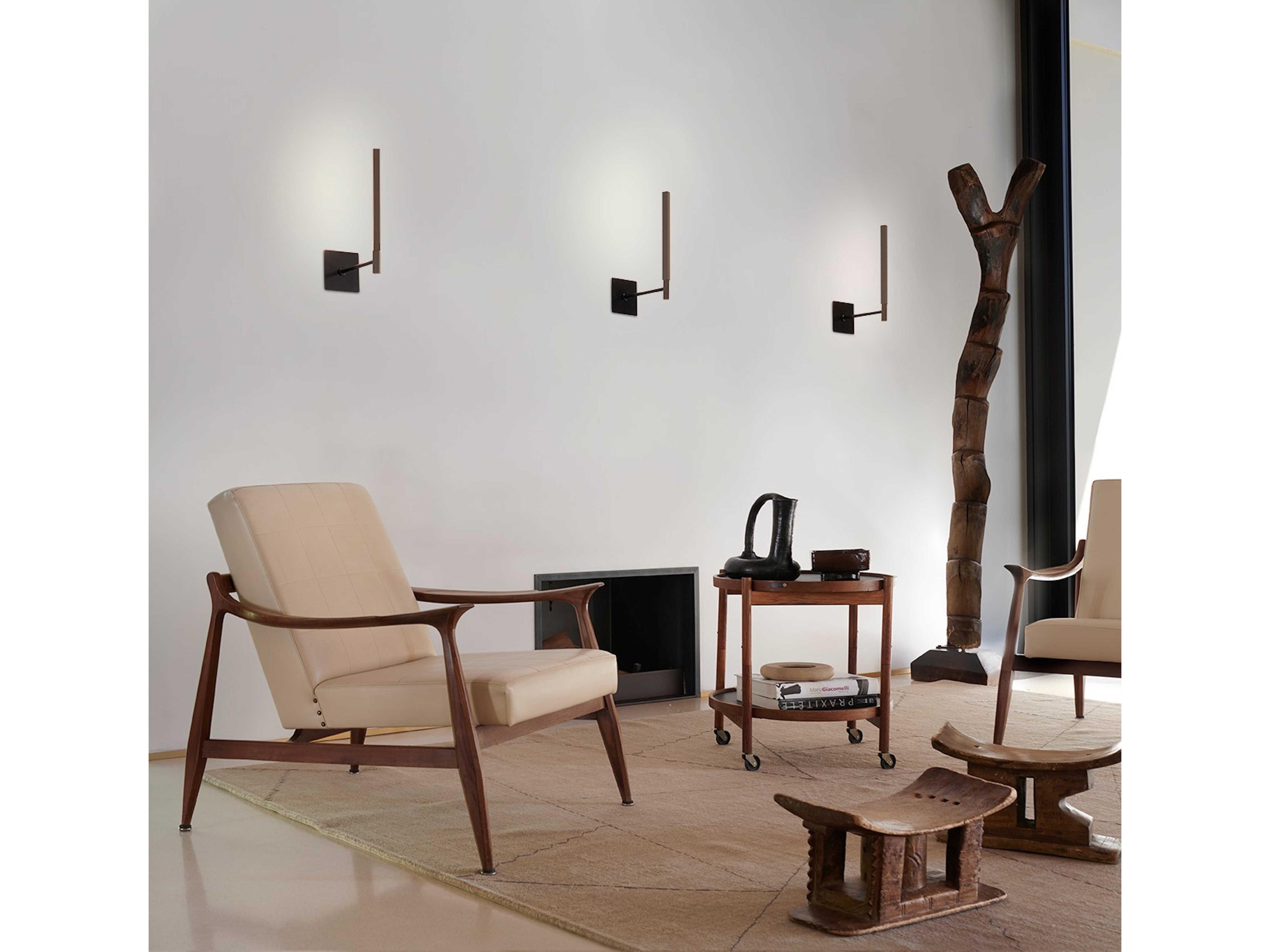 Oluce Ilo 1-Light Chrome LED Wall Sconce