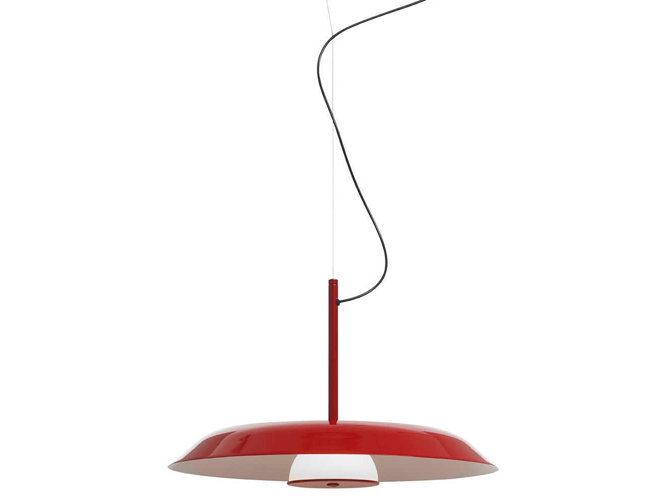 Oluce Iride 1-Light Scarlet Red Pendant