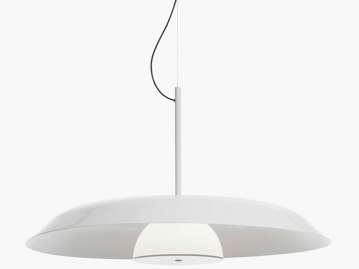 Oluce Iride 1-Light Lacquered White Pendant