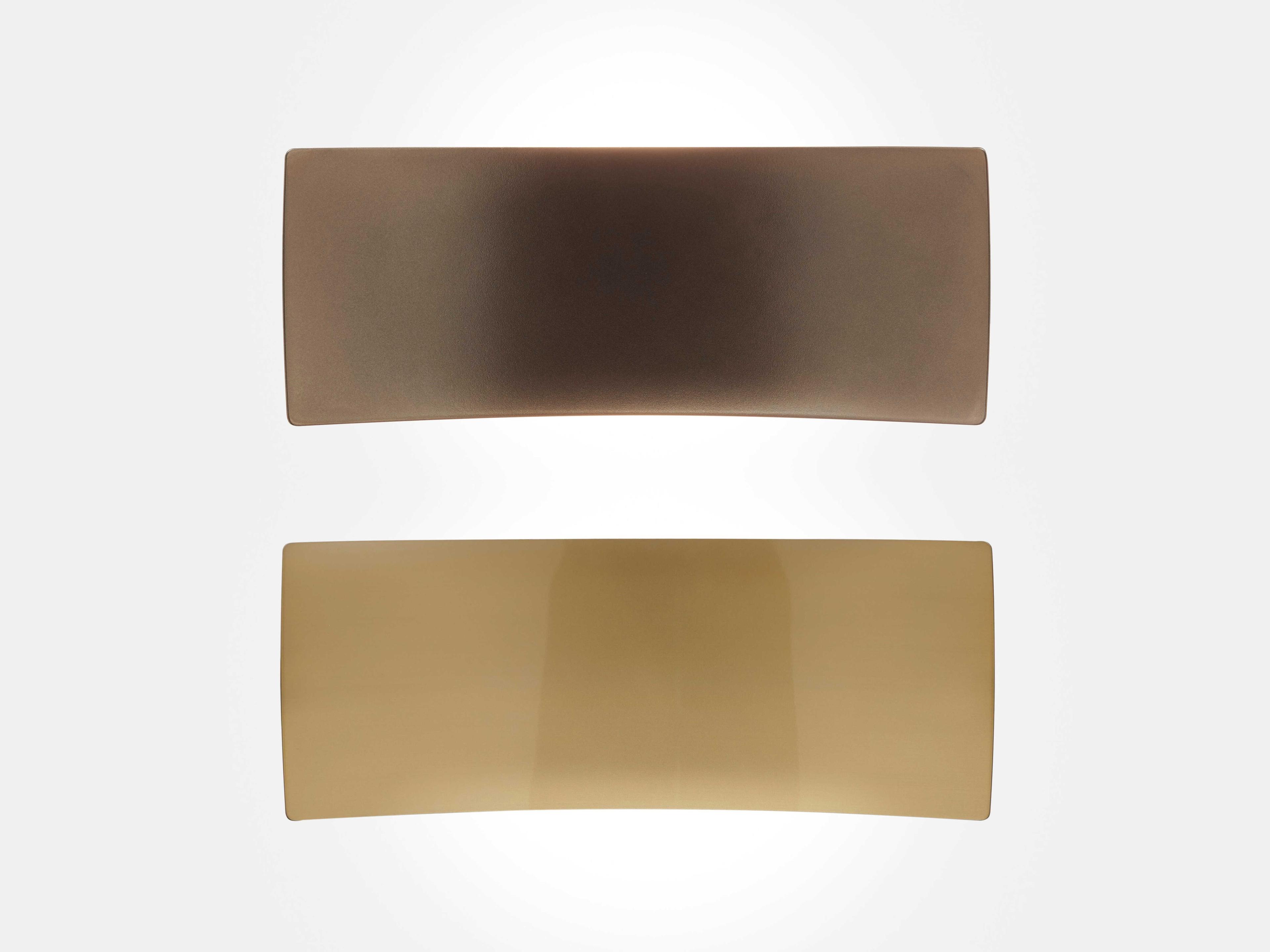 Oluce Lens 1-Light Anodic Bronze Wall Sconce