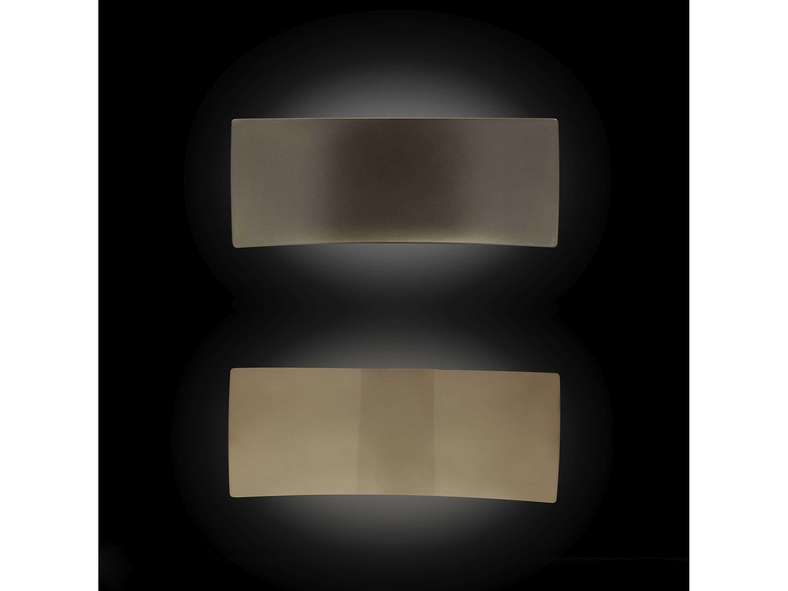 Oluce Lens 1-Light Anodic Bronze Wall Sconce