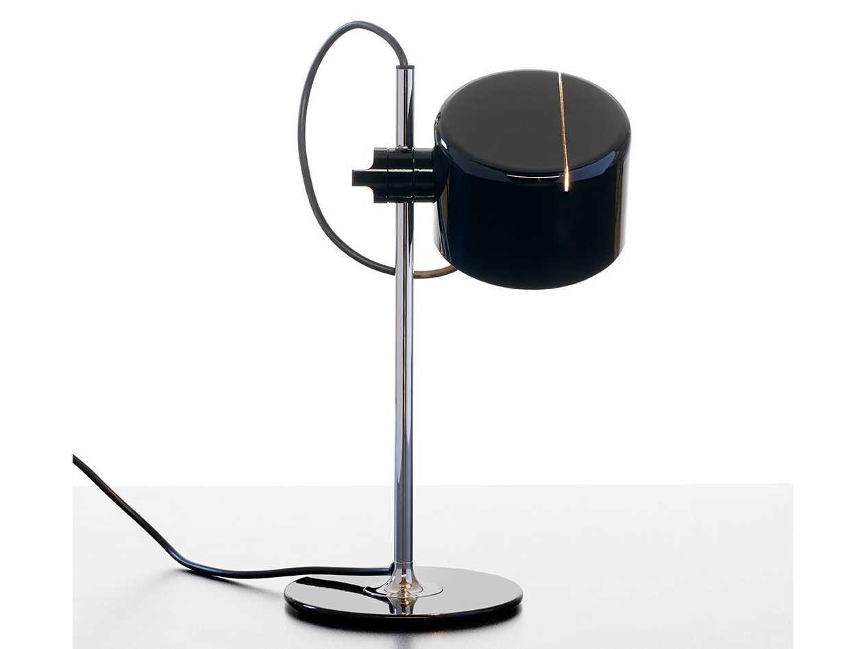 Oluce Coupe Glossy Black LED Desk Lamp