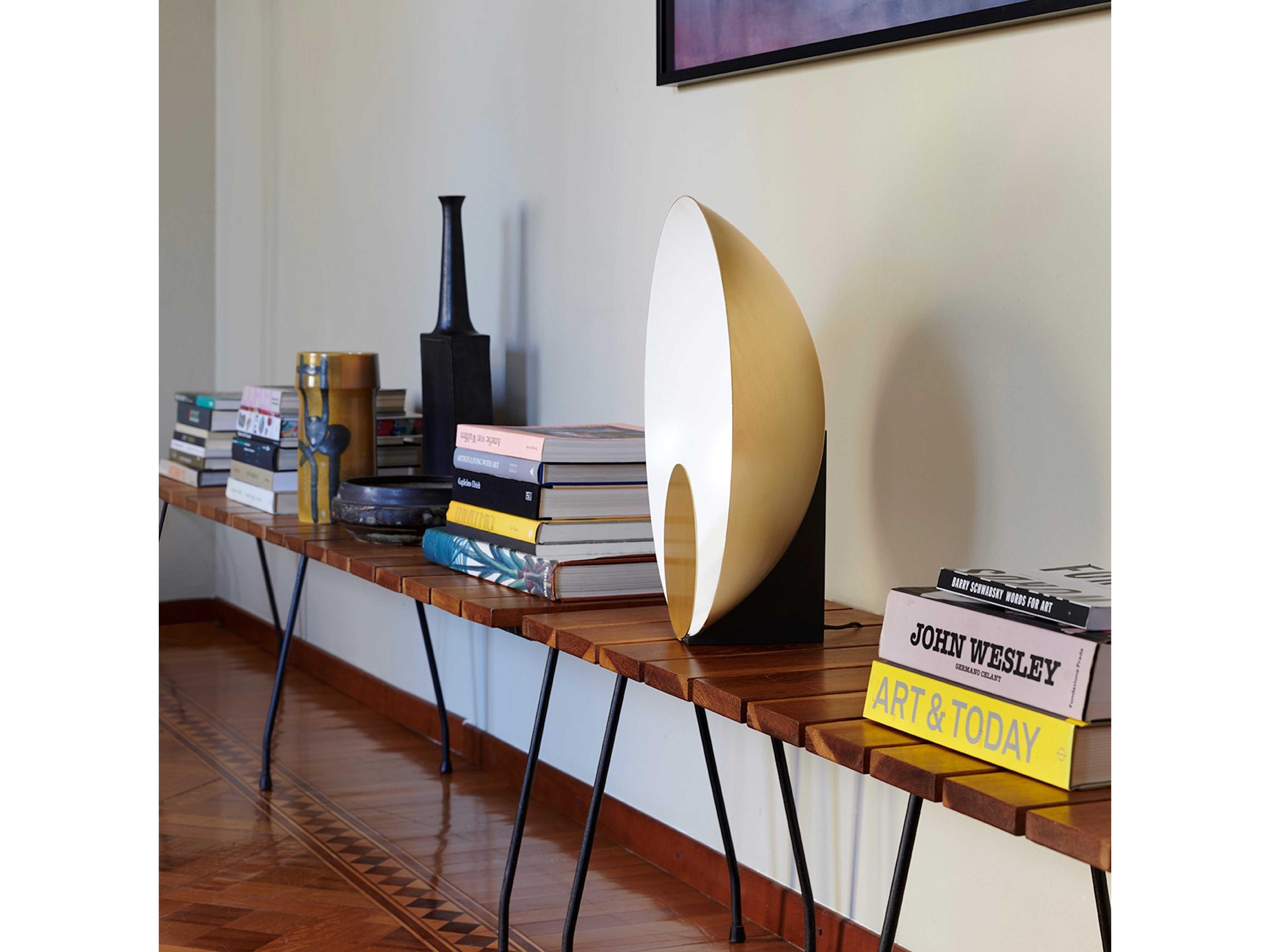 Oluce Siro Gold LED Table Lamp