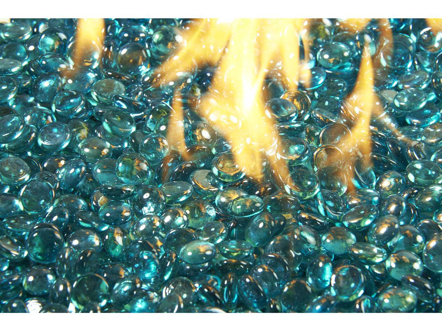 Outdoor Greatroom Classic Aquamarine Tempered Fire Glass Gems