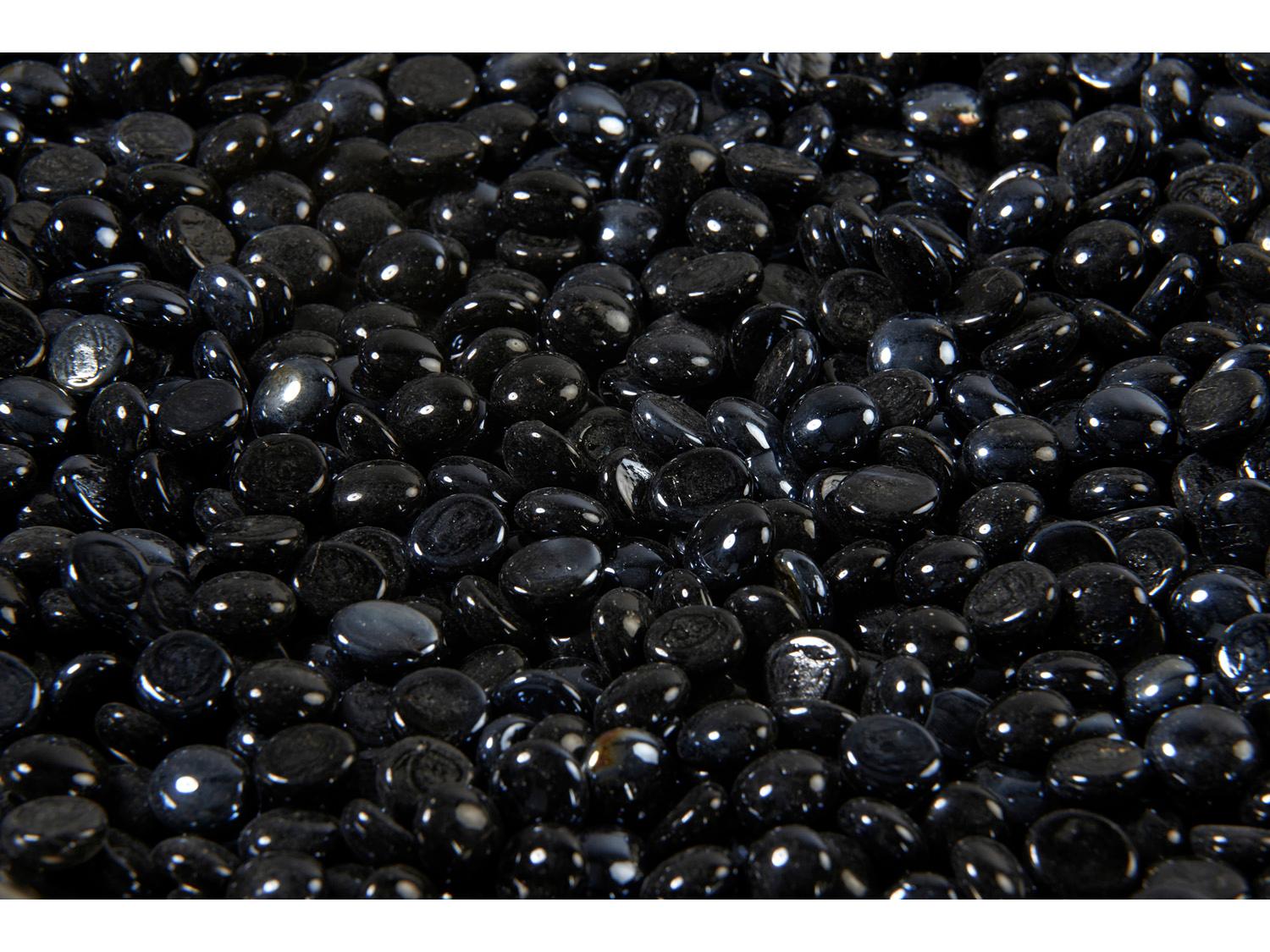 Outdoor Greatroom Classic Black Onyx Tempered Fire Glass Gems