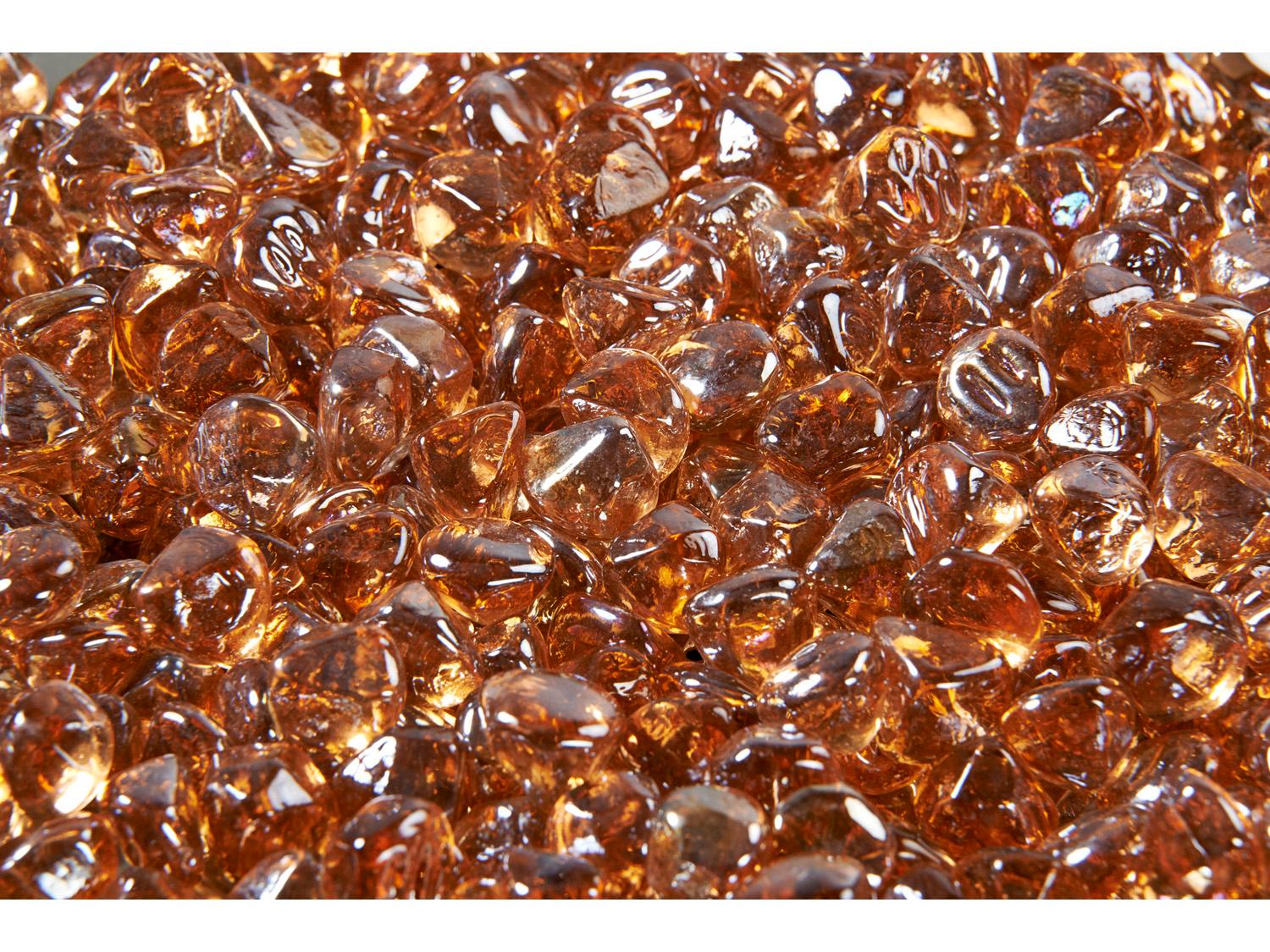 Outdoor Greatroom Classic Copper Black Diamond Glass Gems