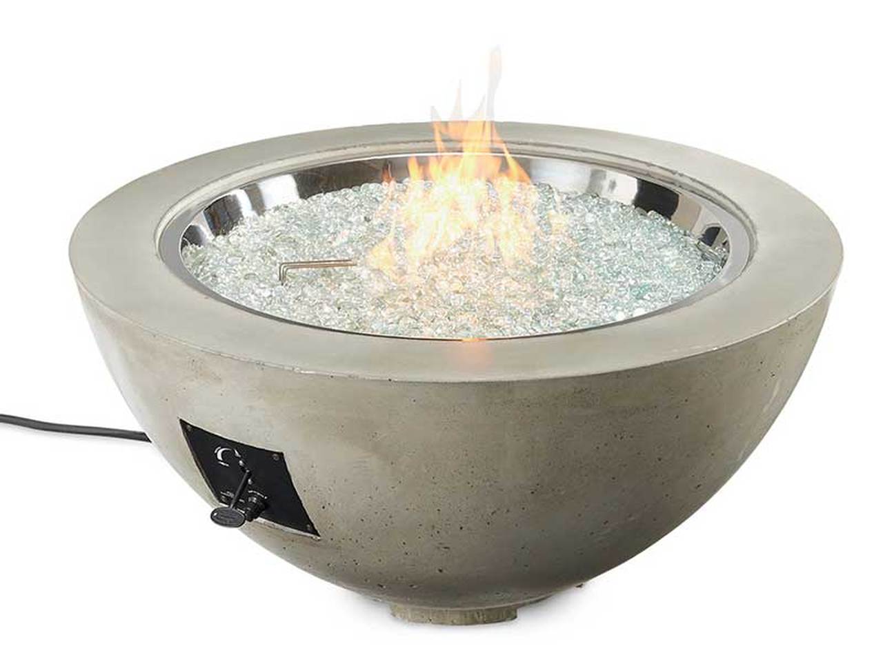 Outdoor Greatroom Commercial Cove Round Gas Fire Pit Bowl
