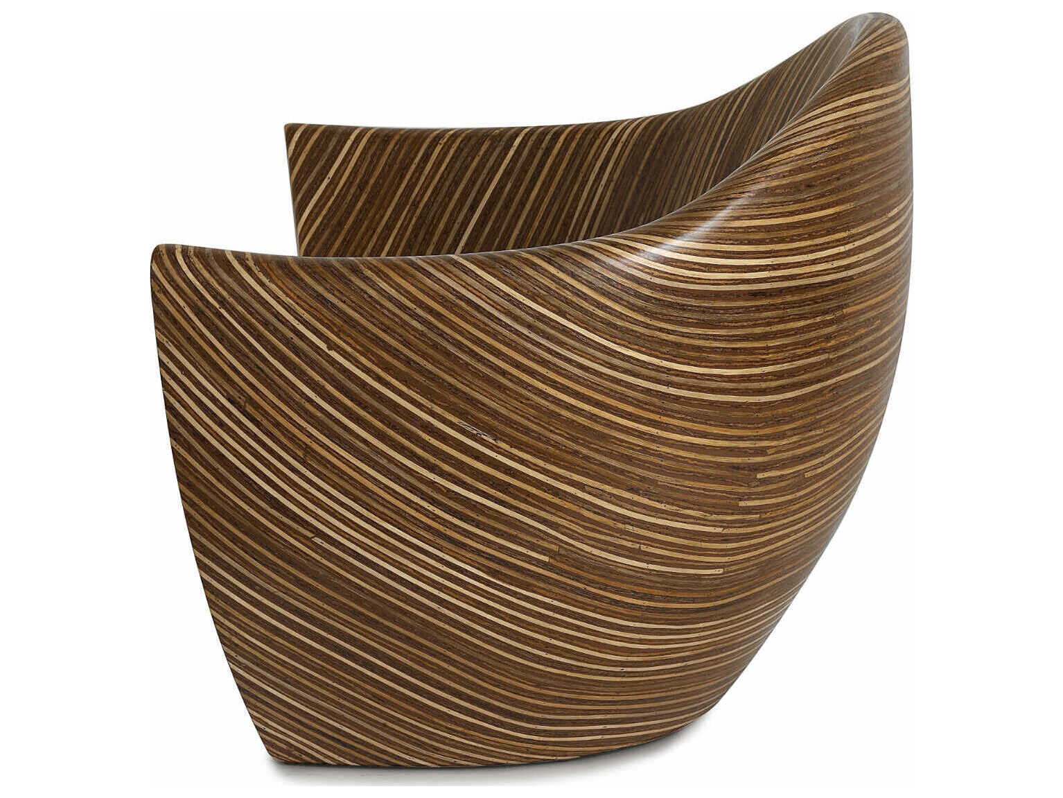 Oggetti Showtime Brown Accent Chair