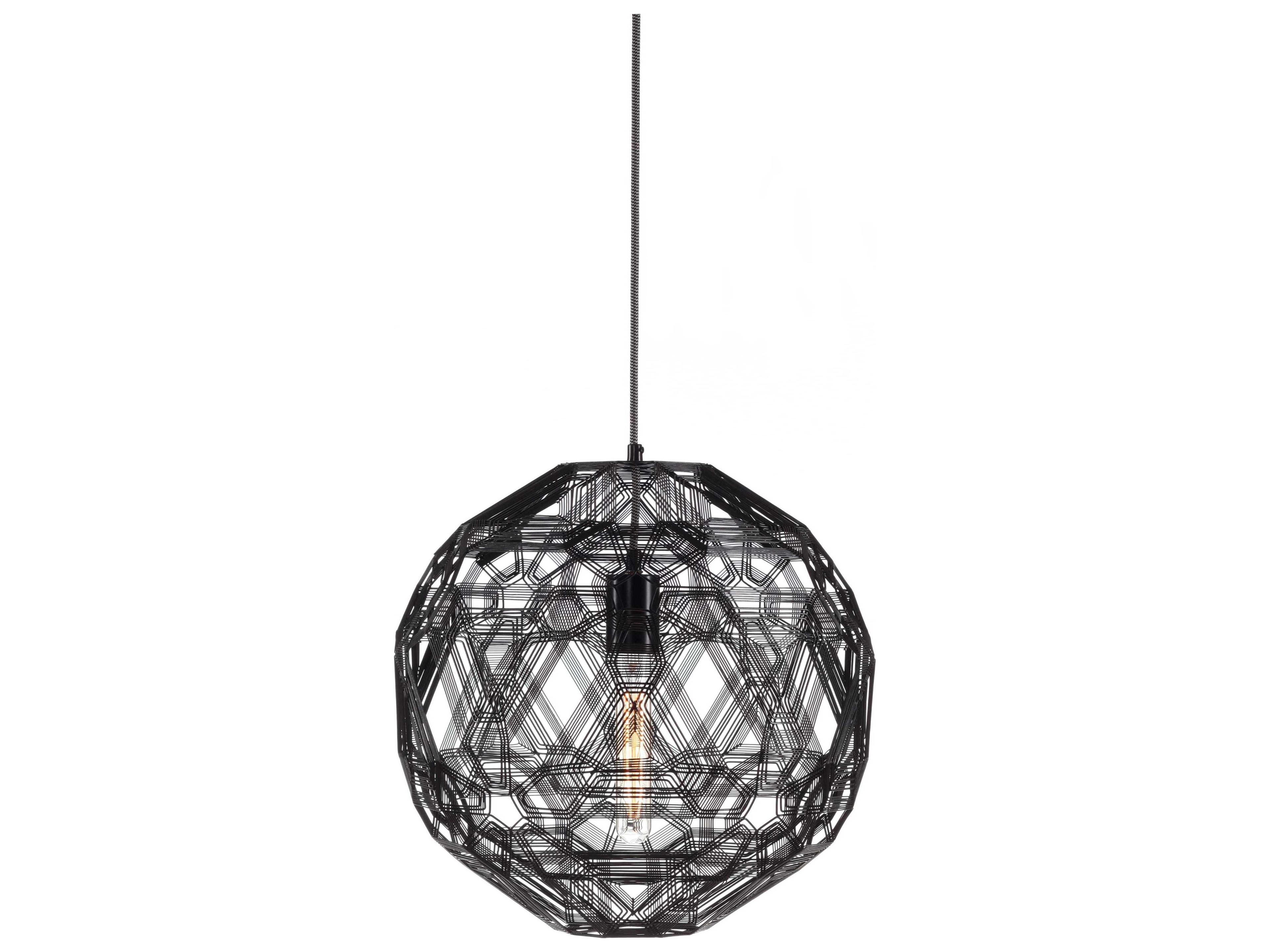 Oggetti Schema Black Globe Pendant