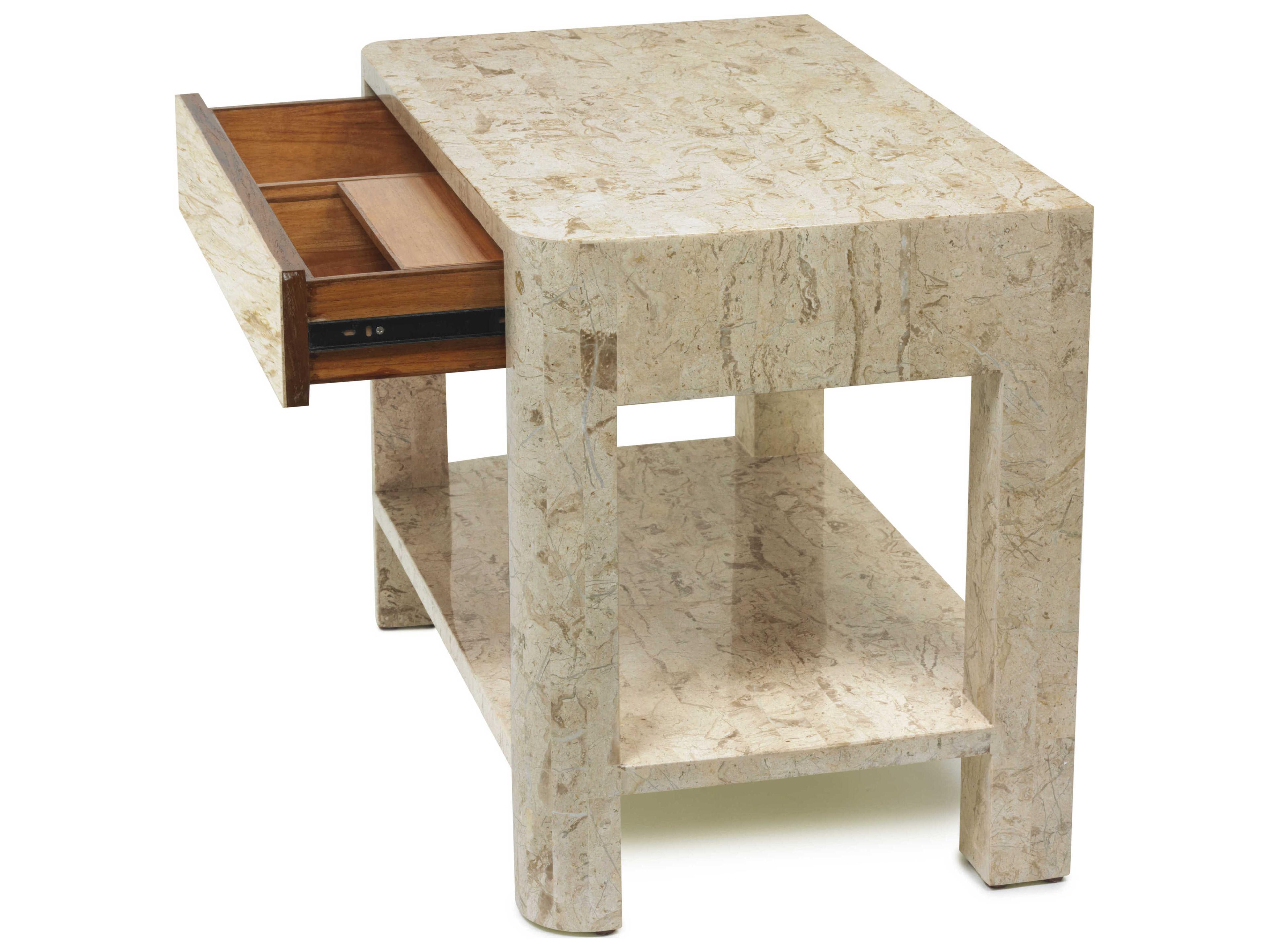 Oggetti Cleo 1-Drawer Ply Wood Nightstand