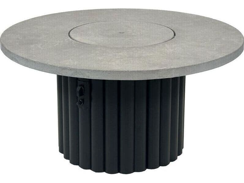 Outdoor Greatroom Reverie Cast Aluminum Round Fire Pit Table