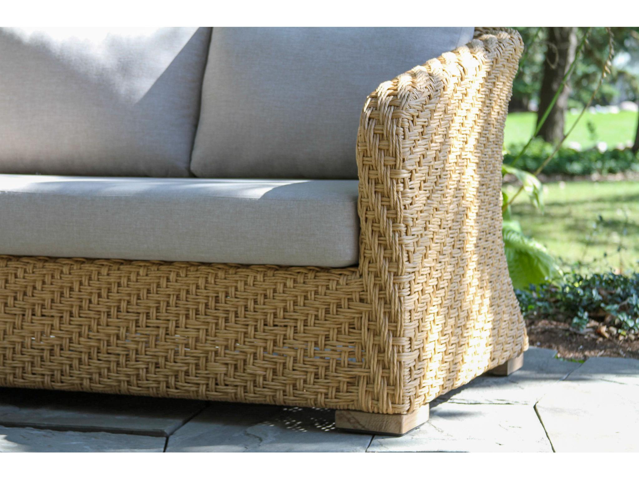 Outdoor Interiors Sahara Wicker Sofa