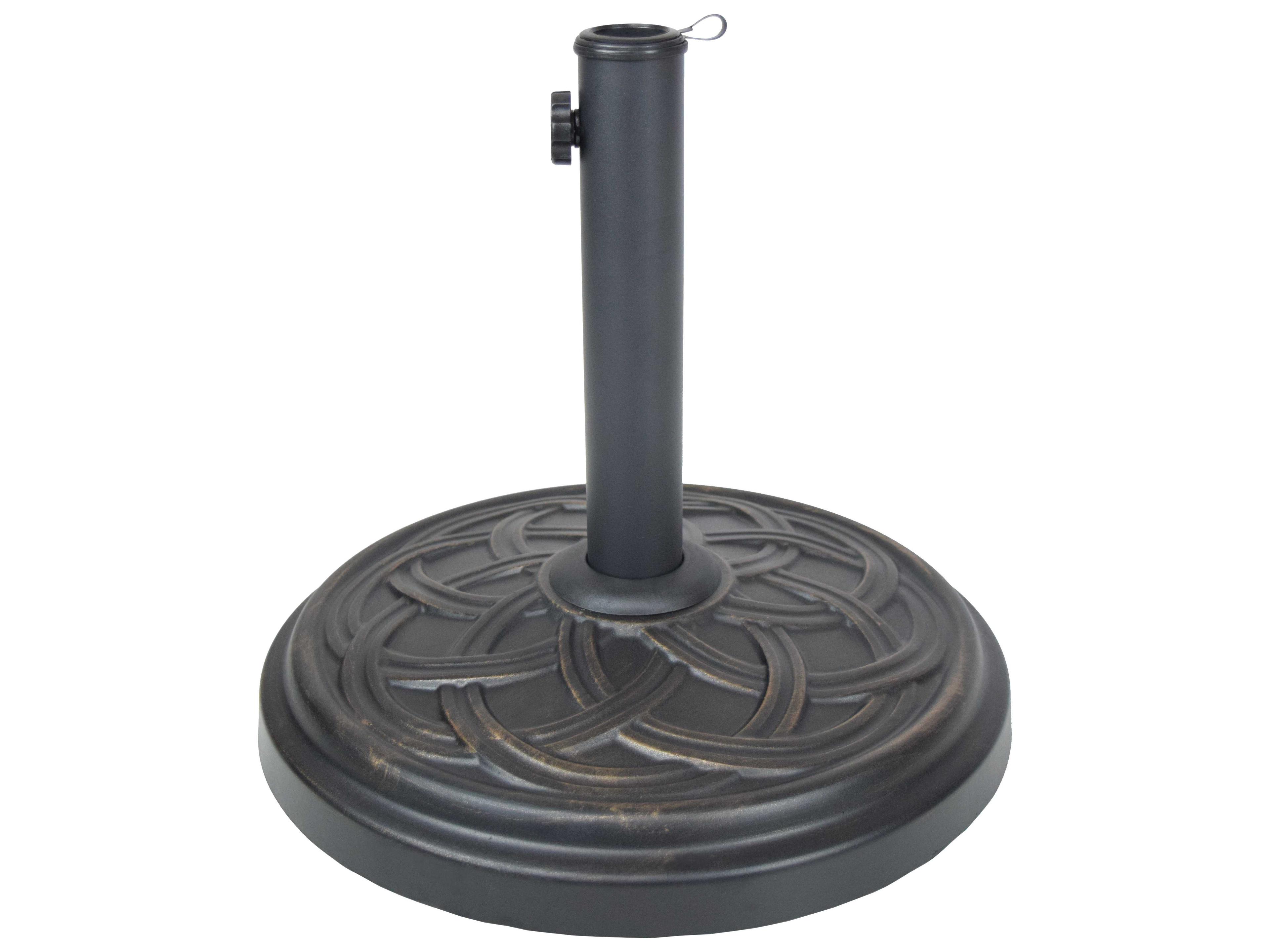 Oakland Living Cast Stone Multiuse Garden Décor or Umbrella Stand