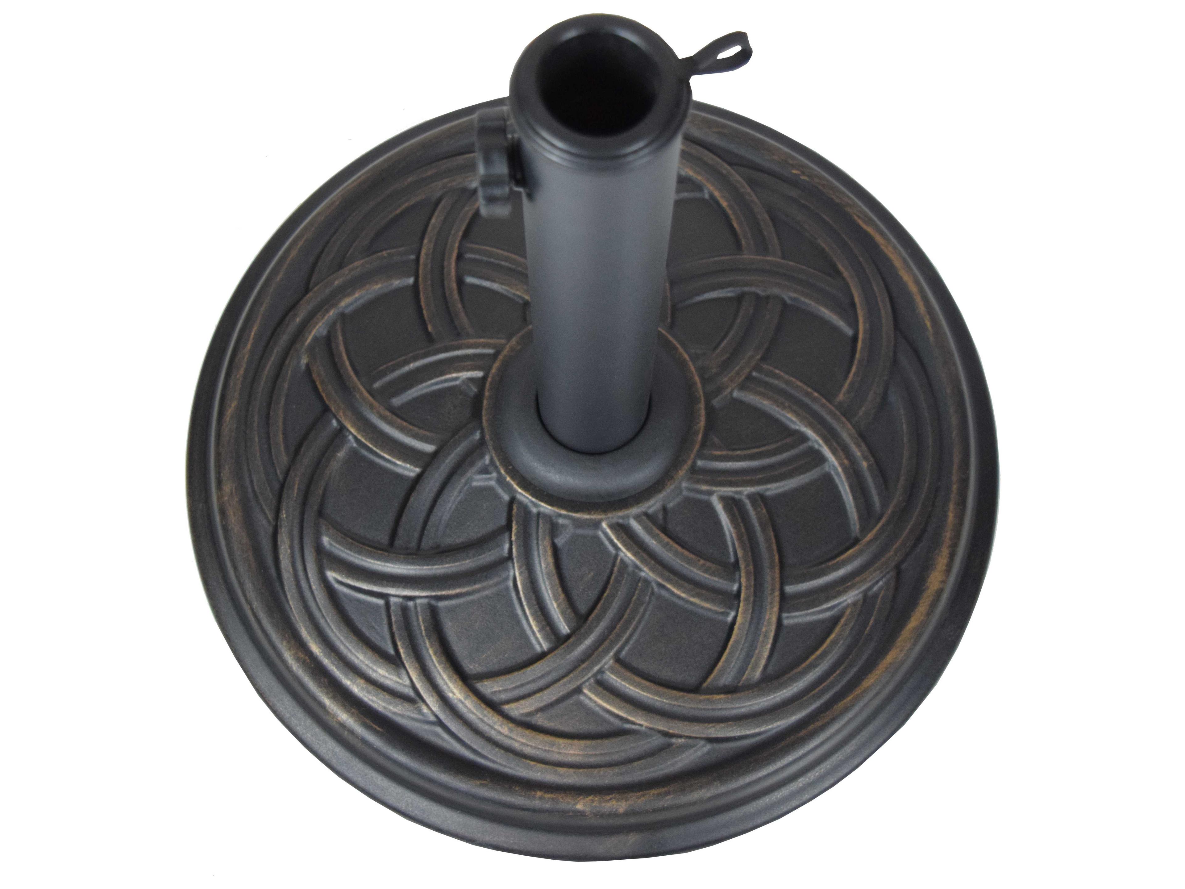 Oakland Living Cast Stone Multiuse Garden Décor or Umbrella Stand