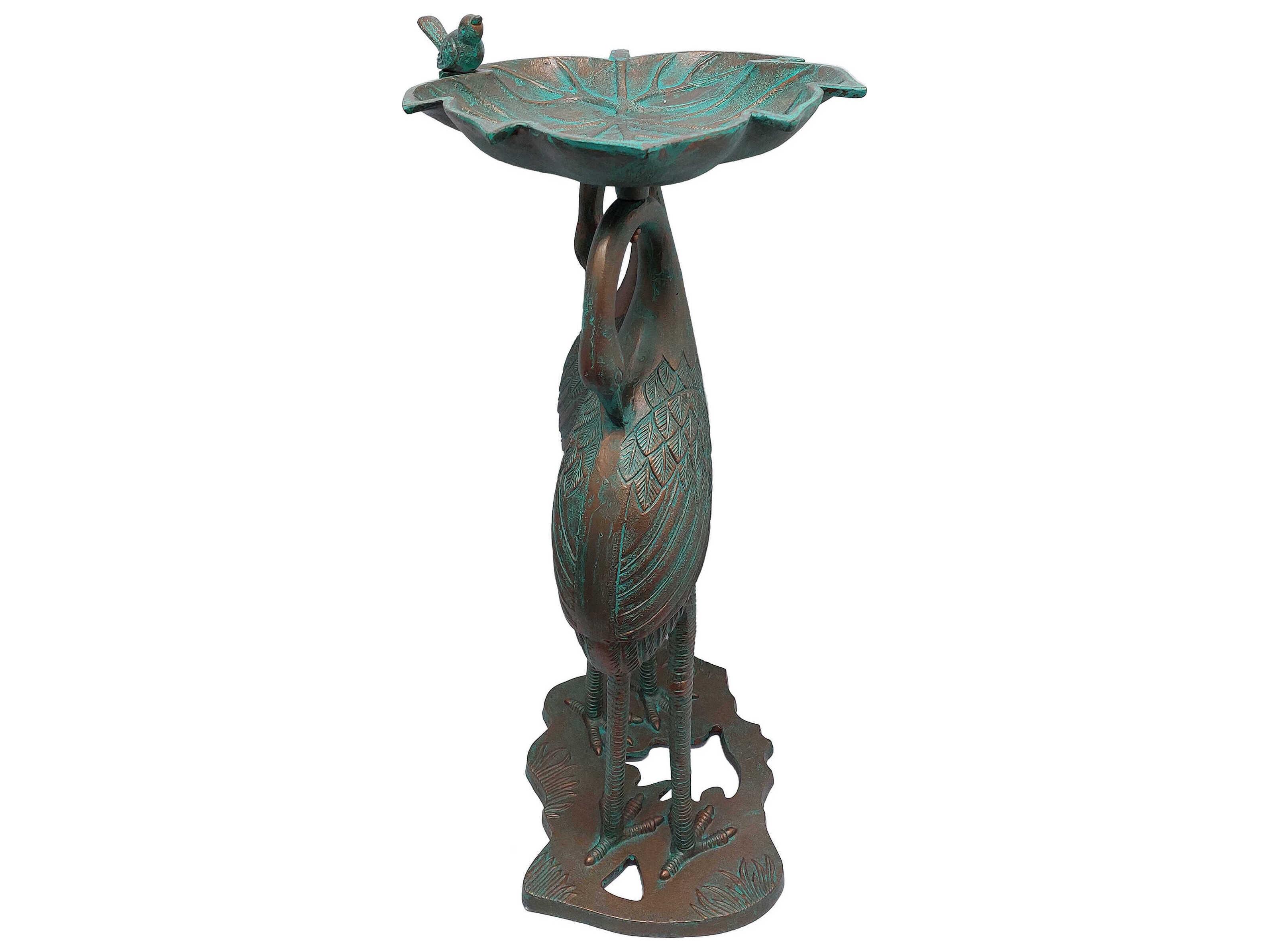 Oakland Living Twin Crane Bird Bath