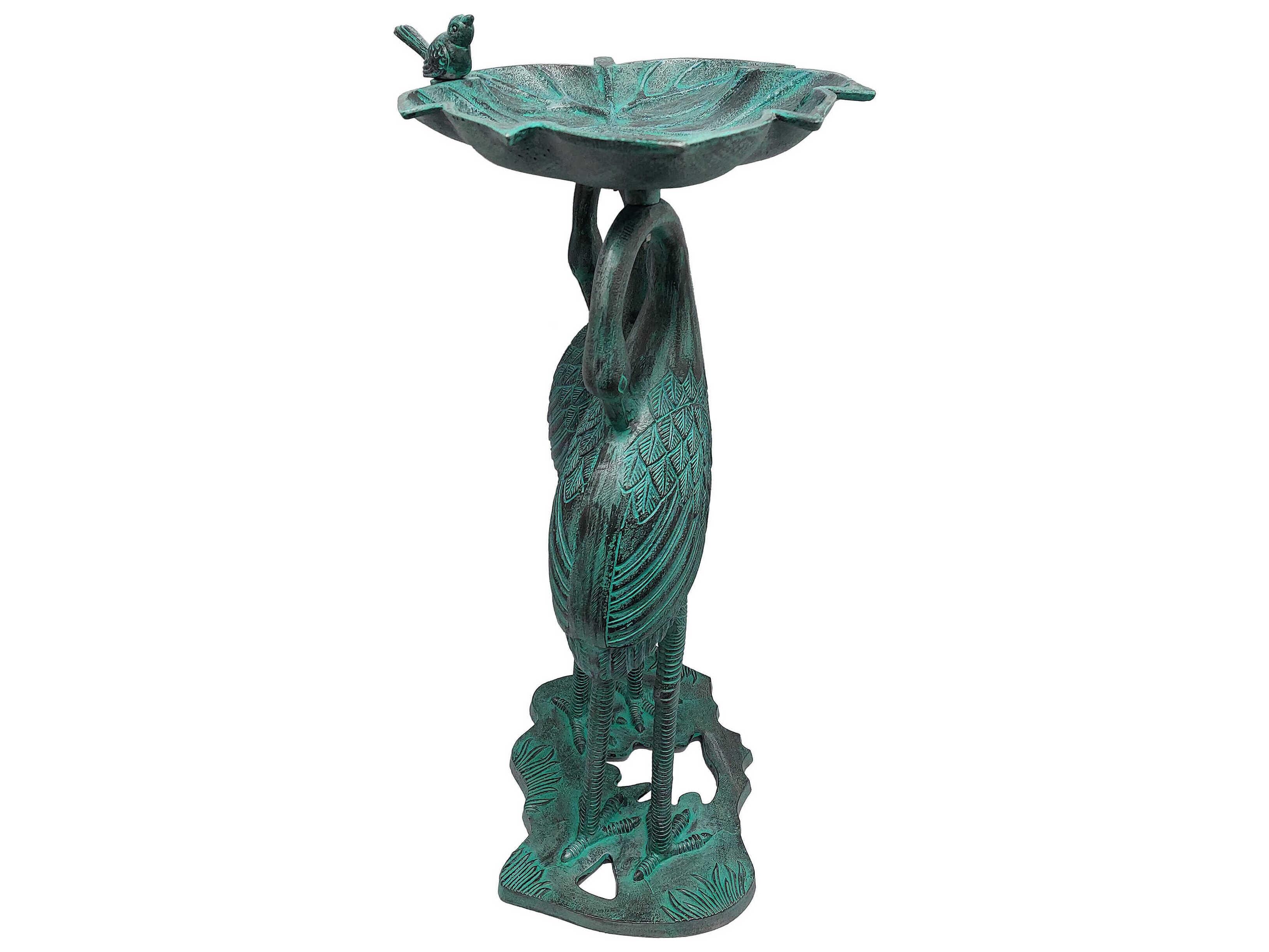 Oakland Living Twin Crane Bird Bath