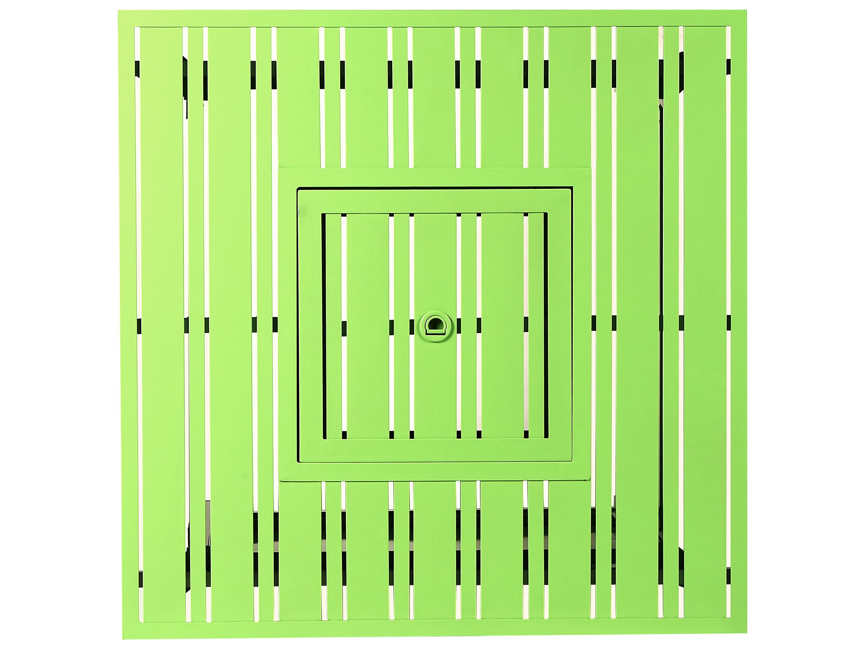 Oakland Living Square Aluminum Propane Patio Fire Pit Table with Glass Beads