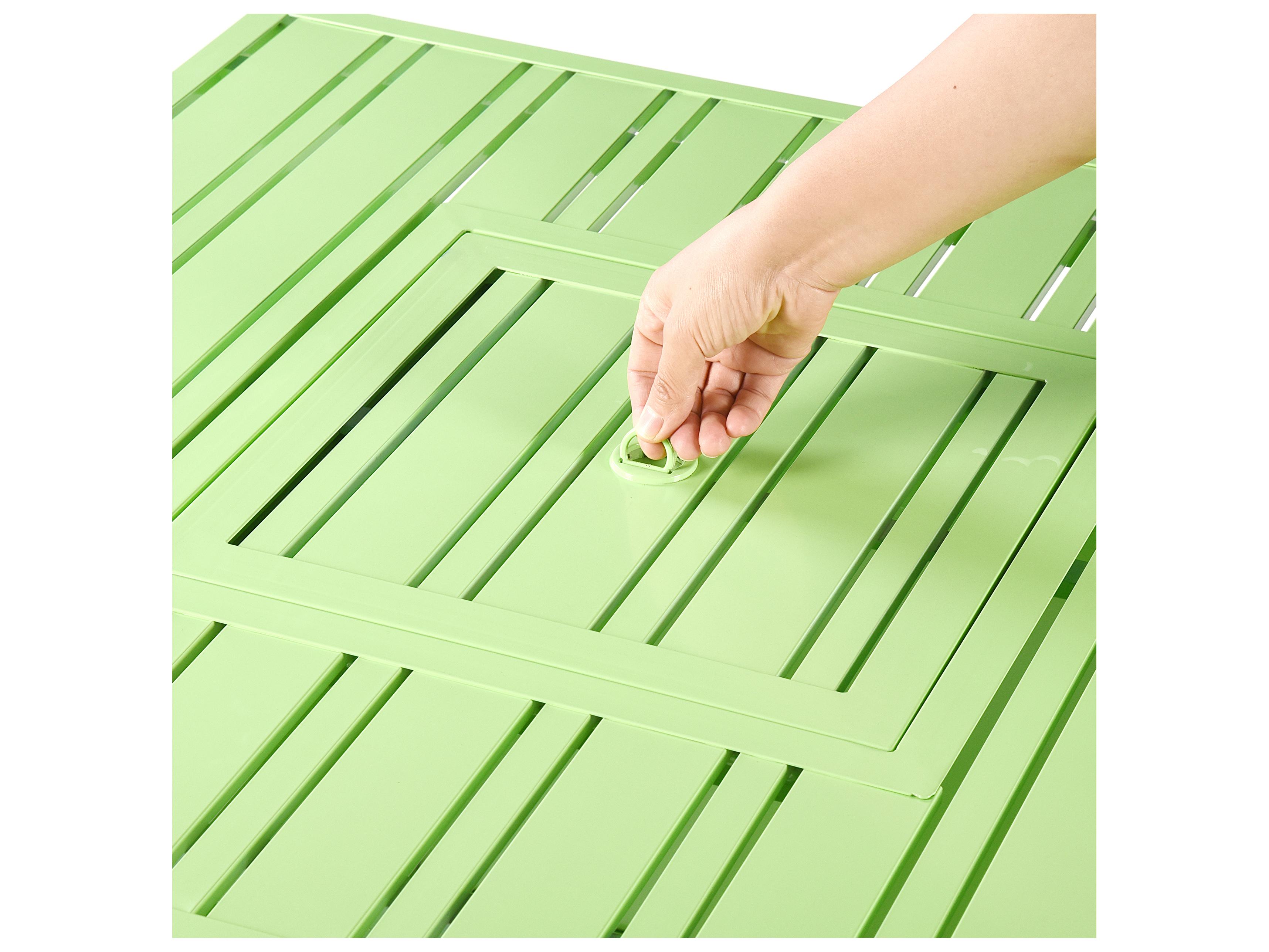 Oakland Living Square Aluminum Propane Patio Fire Pit Table with Glass Beads