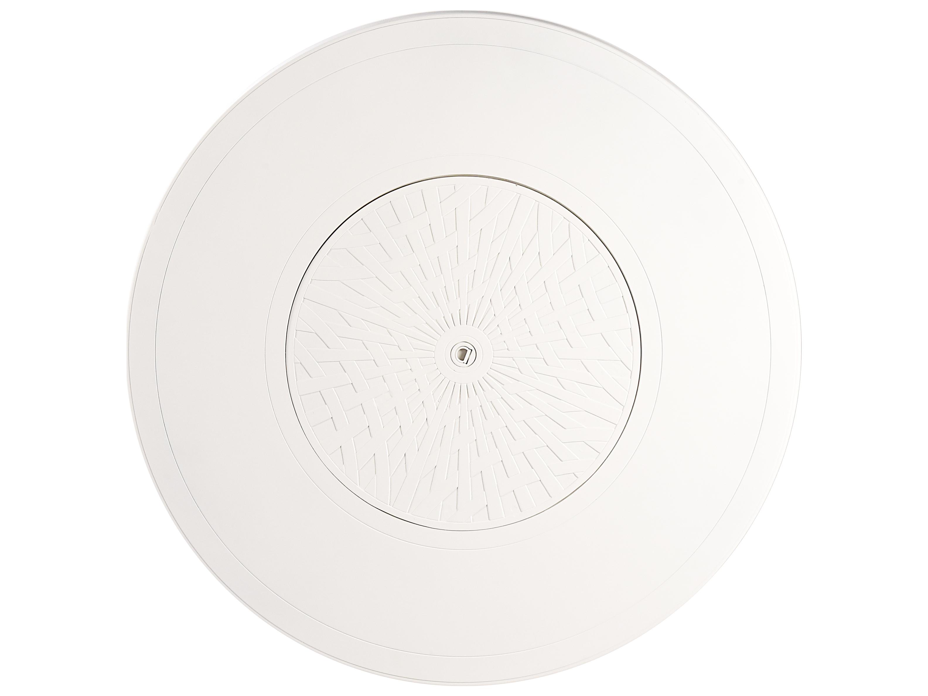 Oakland Living Round Aluminum Propane Outdoor Patio Fire Pit Table with Glass Beads