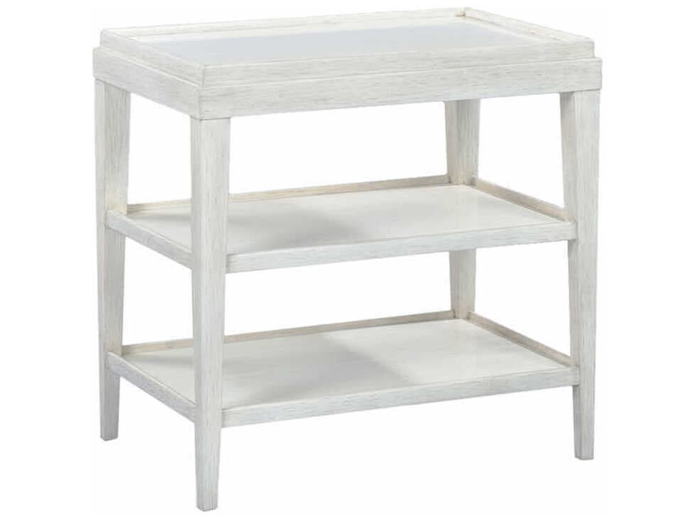Oliver Home Liz Rectangular Wood Drift End Table