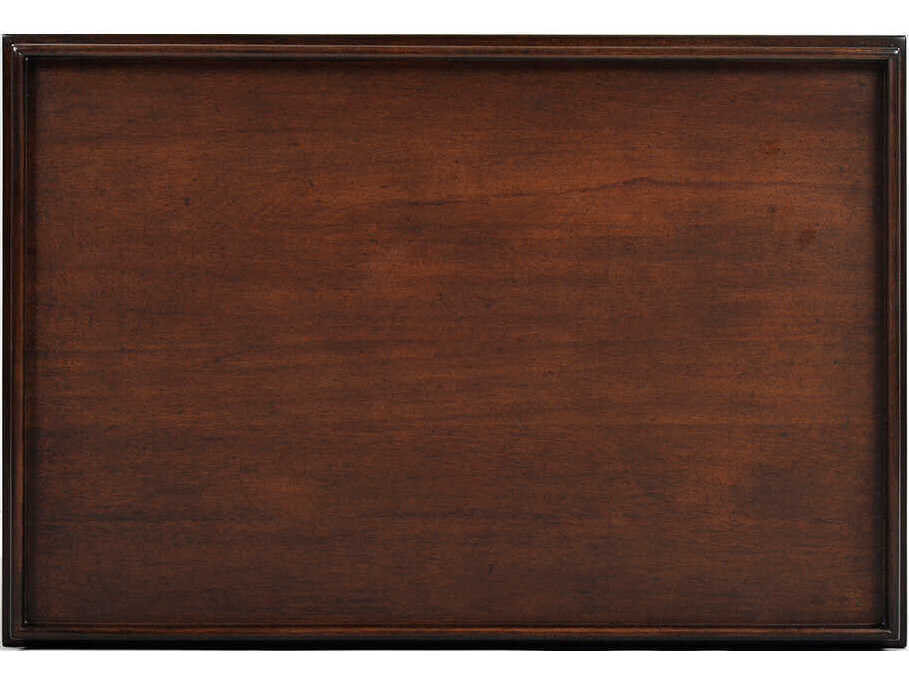 Oliver Home Liz Rectangular Wood Chocolate End Table