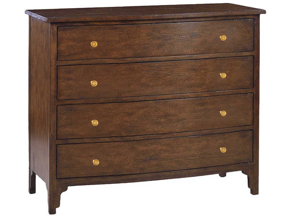 Oliver Home Beau-II Country Brown Acacia Wood Accent Chest