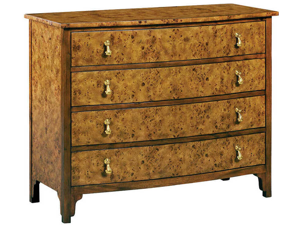 Oliver Home Beau Rustic Burl Brown Burlwood Accent Chest