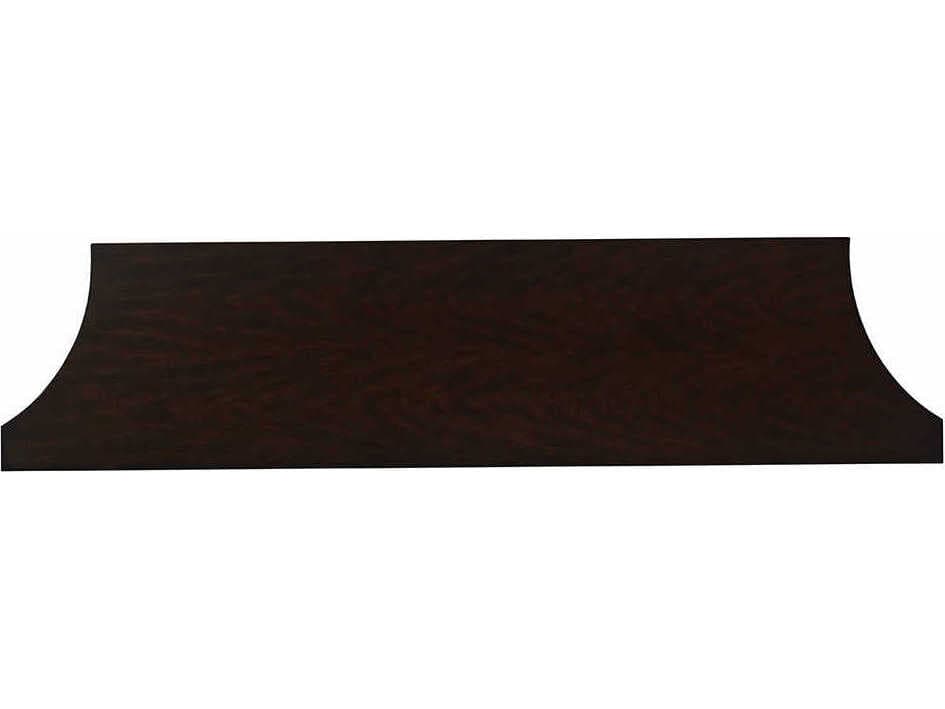 Oliver Home Salem Demilune Wood Syrup Console Table