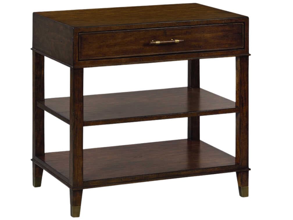 Oliver Home Vista Square Wood Country End Table