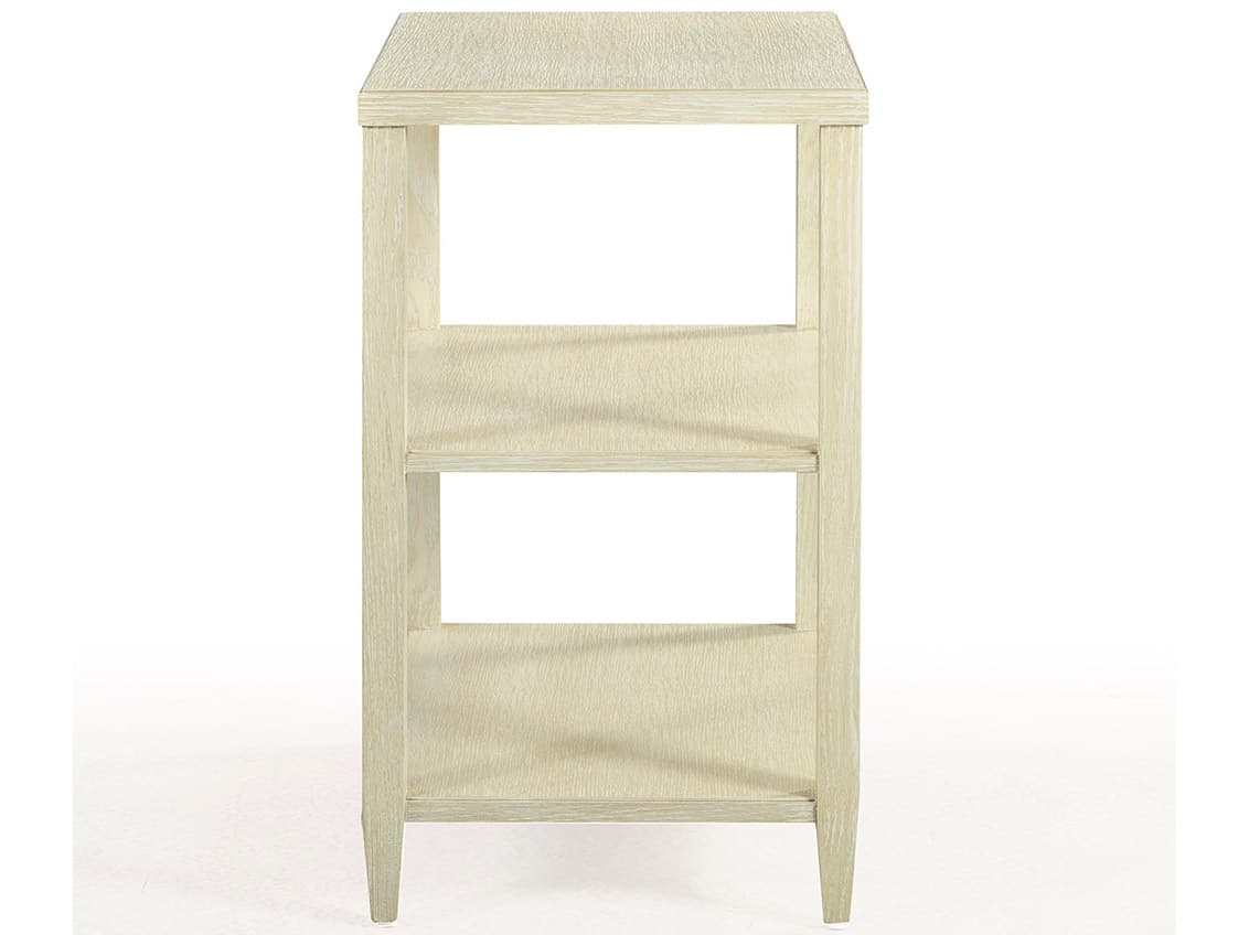 Oliver Home Tempo Rectangular Wood Shell End Table