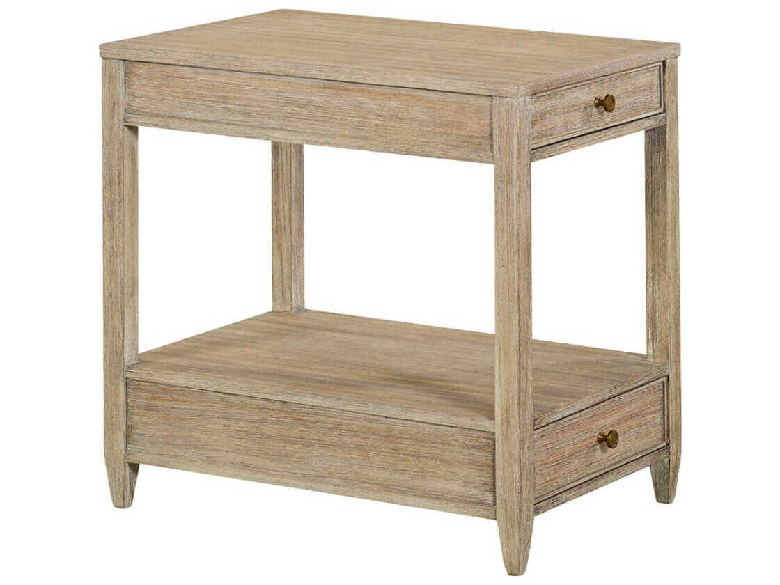 Oliver Home Westone Rectangular Wood Weathered End Table