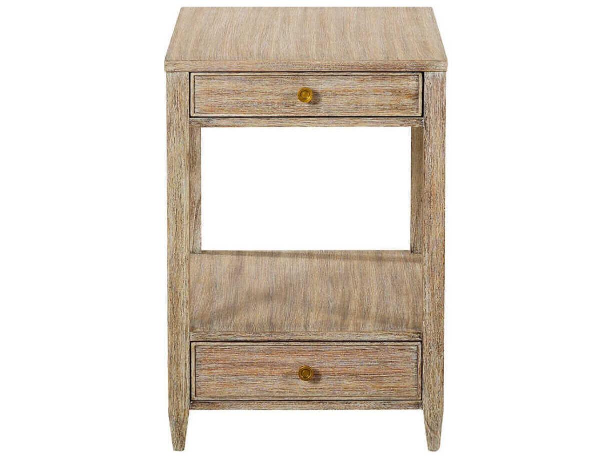 Oliver Home Westone Rectangular Wood Weathered End Table