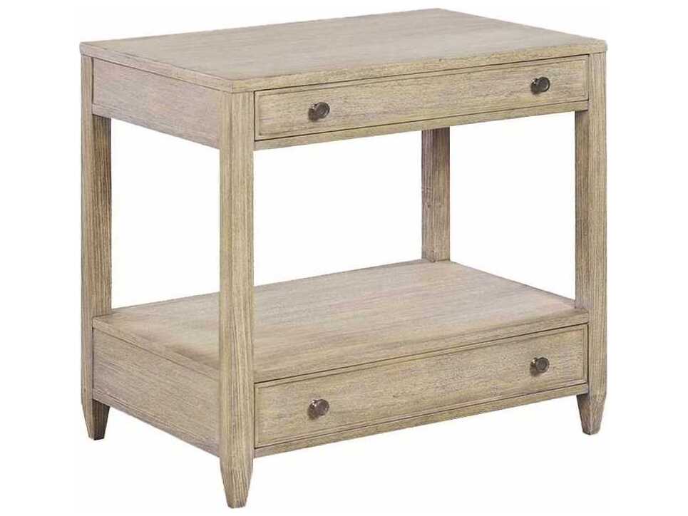 Oliver Home Weston Rectangular Wood Rabbit End Table