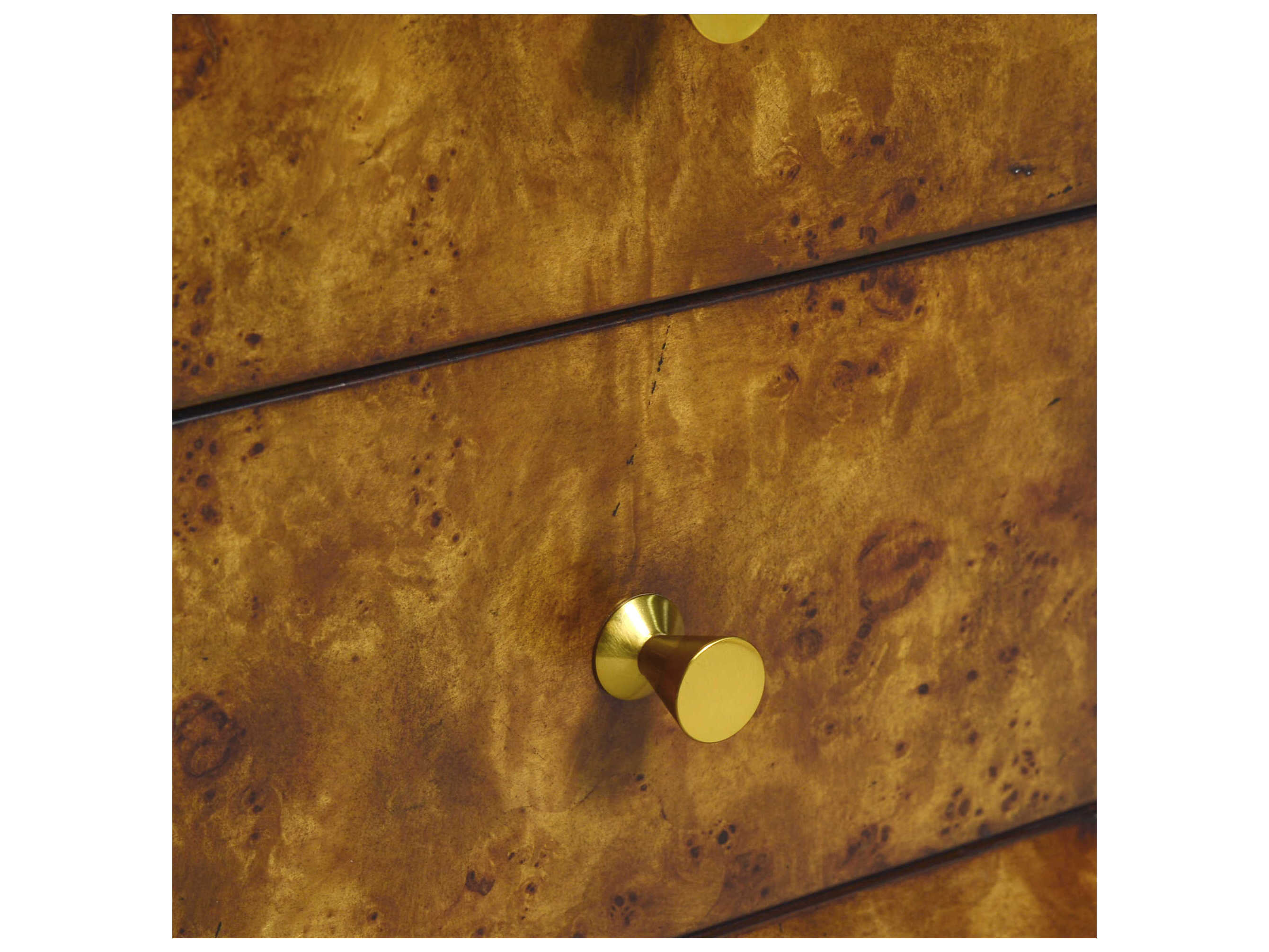 Oliver Home Beverly Rustic Burl Brown Burlwood Accent Chest