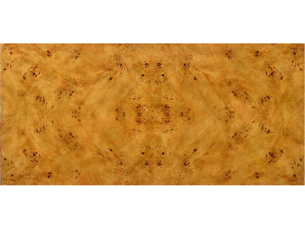 Oliver Home Beverly Honey Burl Brown Burlwood Accent Chest