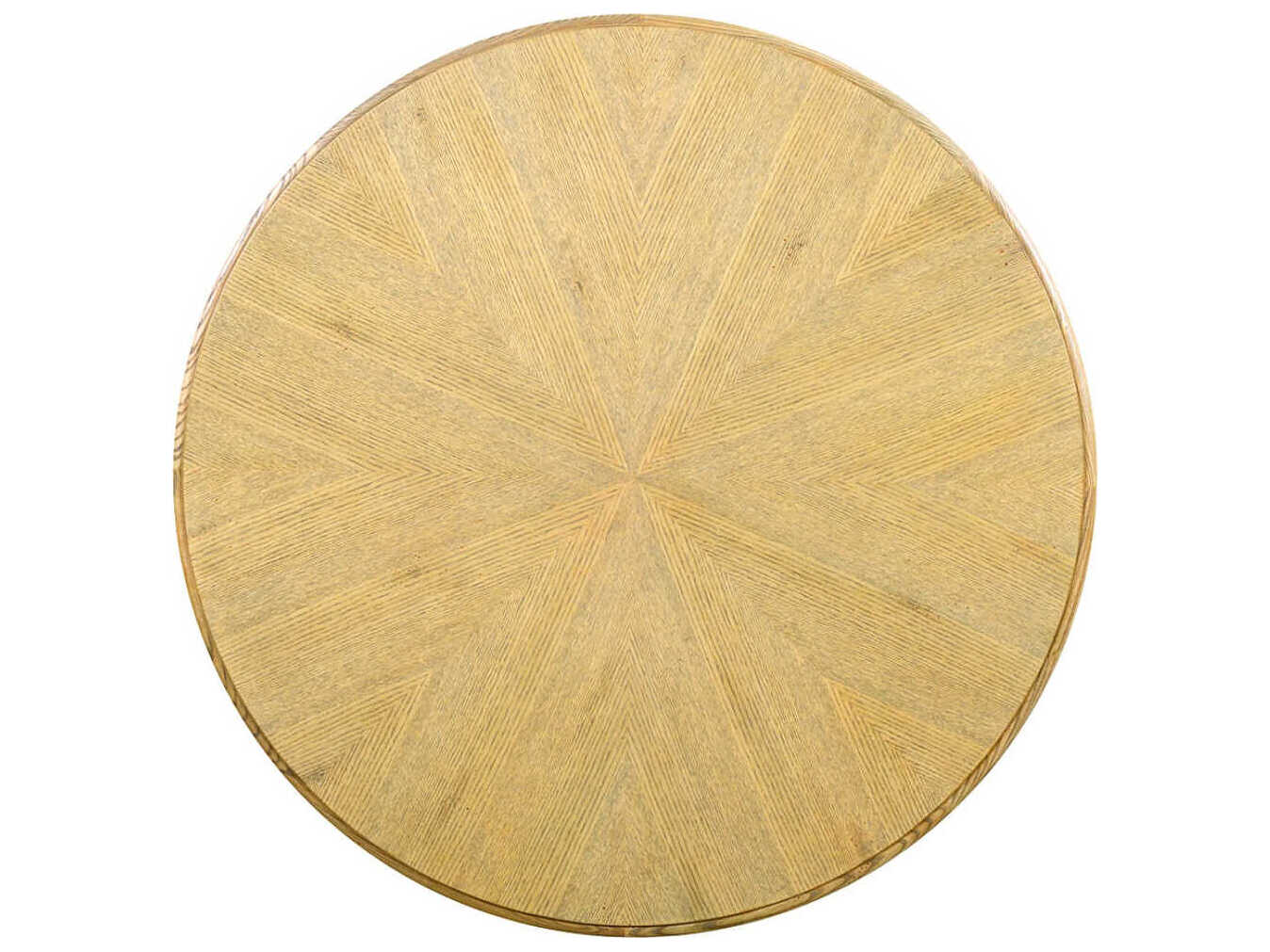 Oliver Home Lancaster Round Wood Oatmeal Dining Table