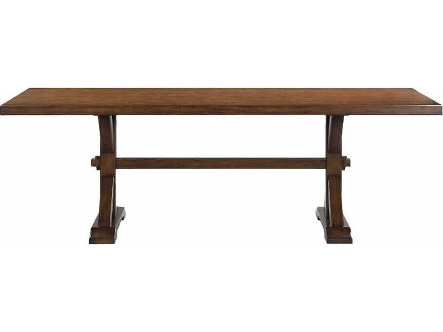 Oliver Home Madison Rectangular Wood Rustic Dining Table