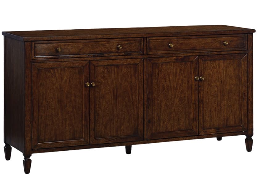 Oliver Home Lincoln 64" Acacia Wood Country Sideboard
