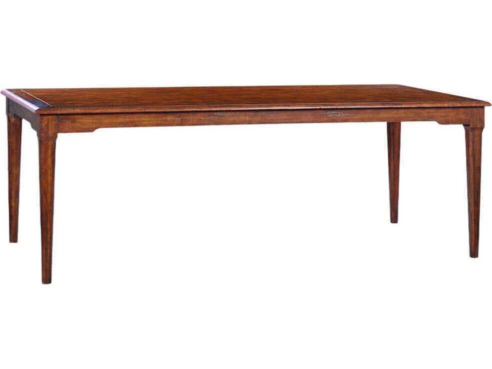 Oliver Home Hartford Rectangular Wood Country Dining Table