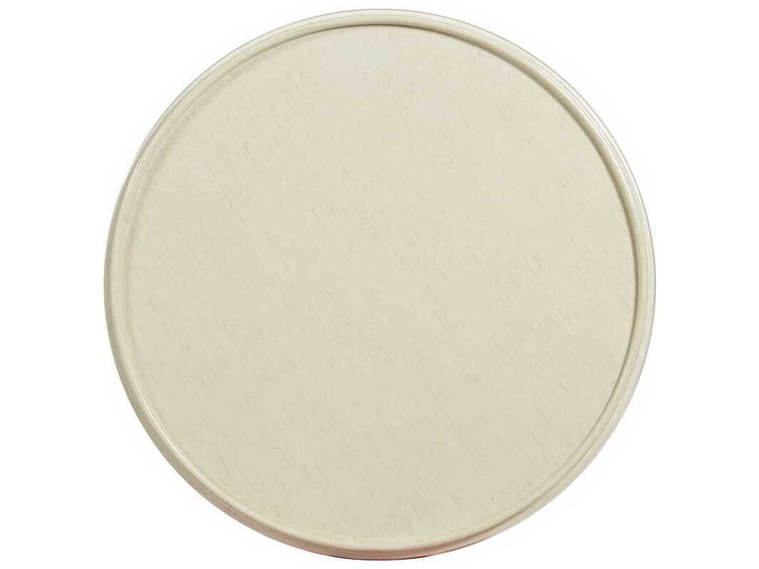 Oliver Home Liz Round Wood Drift End Table