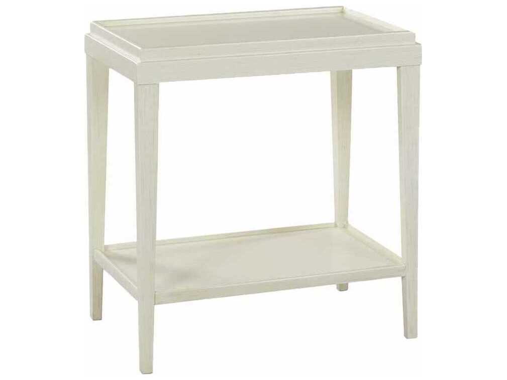 Oliver Home Liz Rectangular Wood Drift End Table