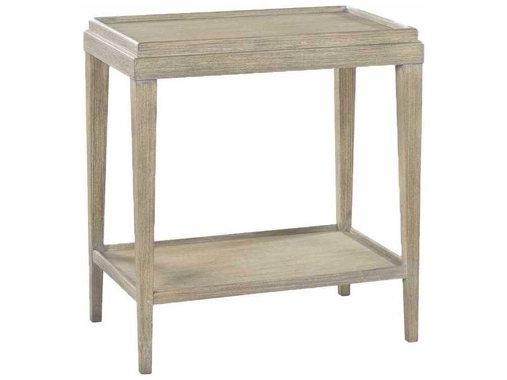 Oliver Home Liz Rectangular Wood Rabbit End Table