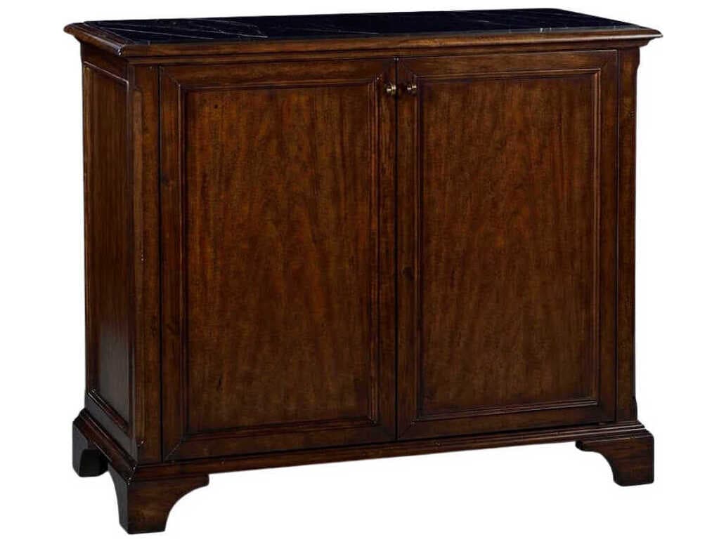 Oliver Home Bristol Acacia Wood Country Display Cabinet