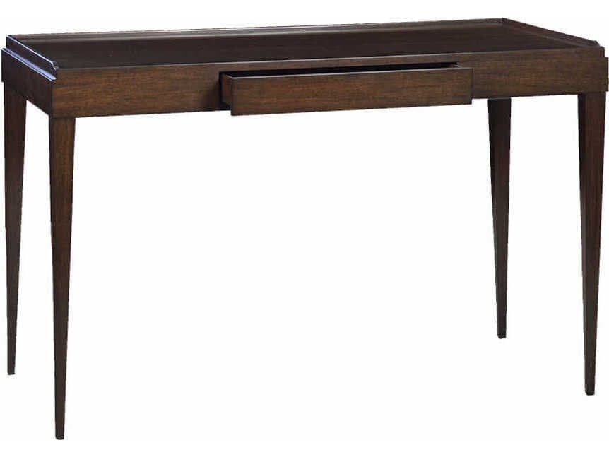 Oliver Home Liz Country Brown Acacia Wood Writing Desk