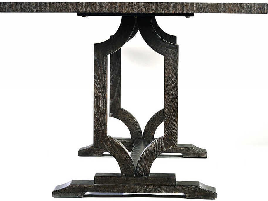 Oliver Home Portia Rectangular Wood Midnight Dining Table