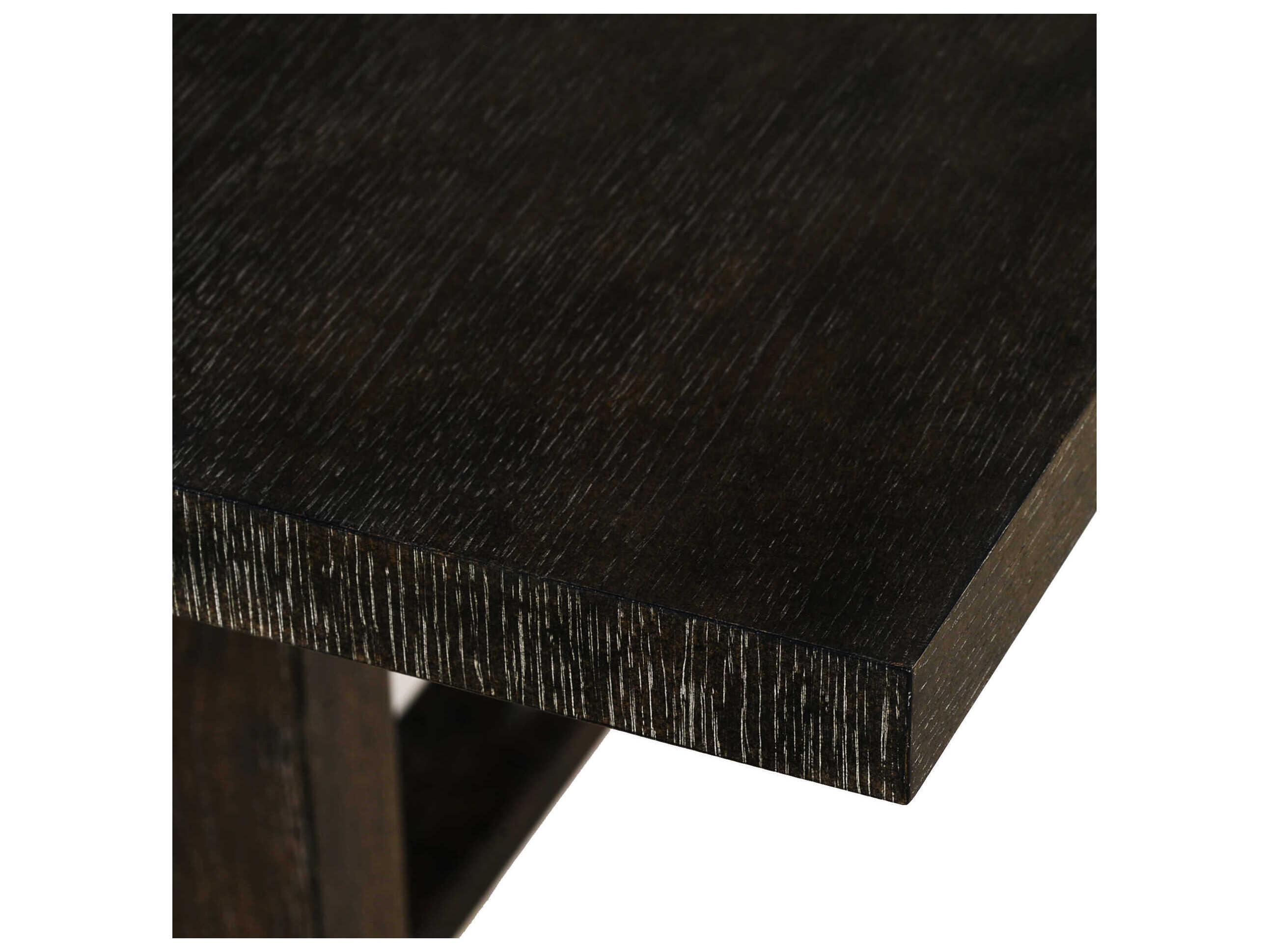 Oliver Home Portia Rectangular Wood Midnight Dining Table