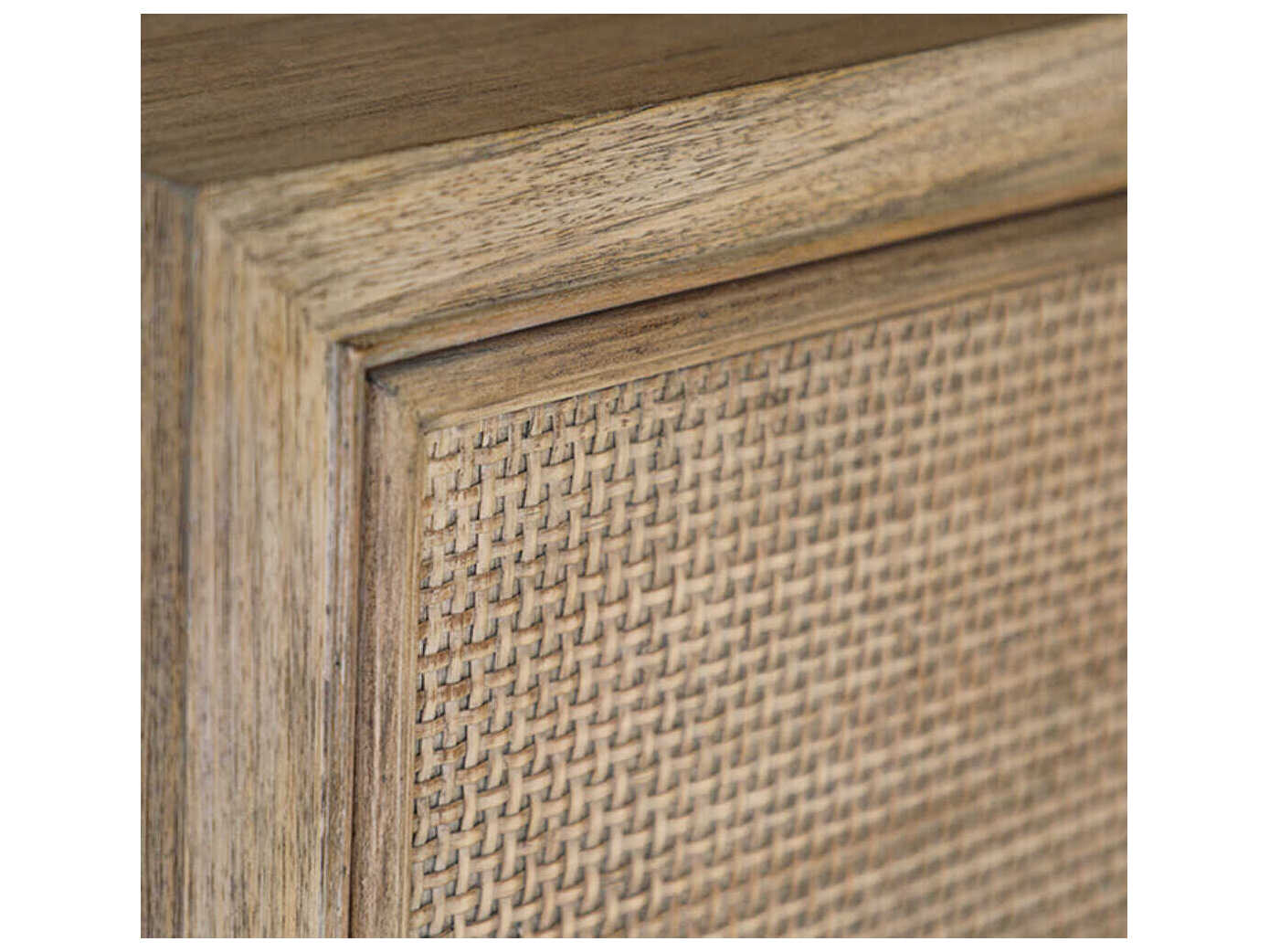 Oliver Home Canna 58" Solid Wood Rabbit Sideboard