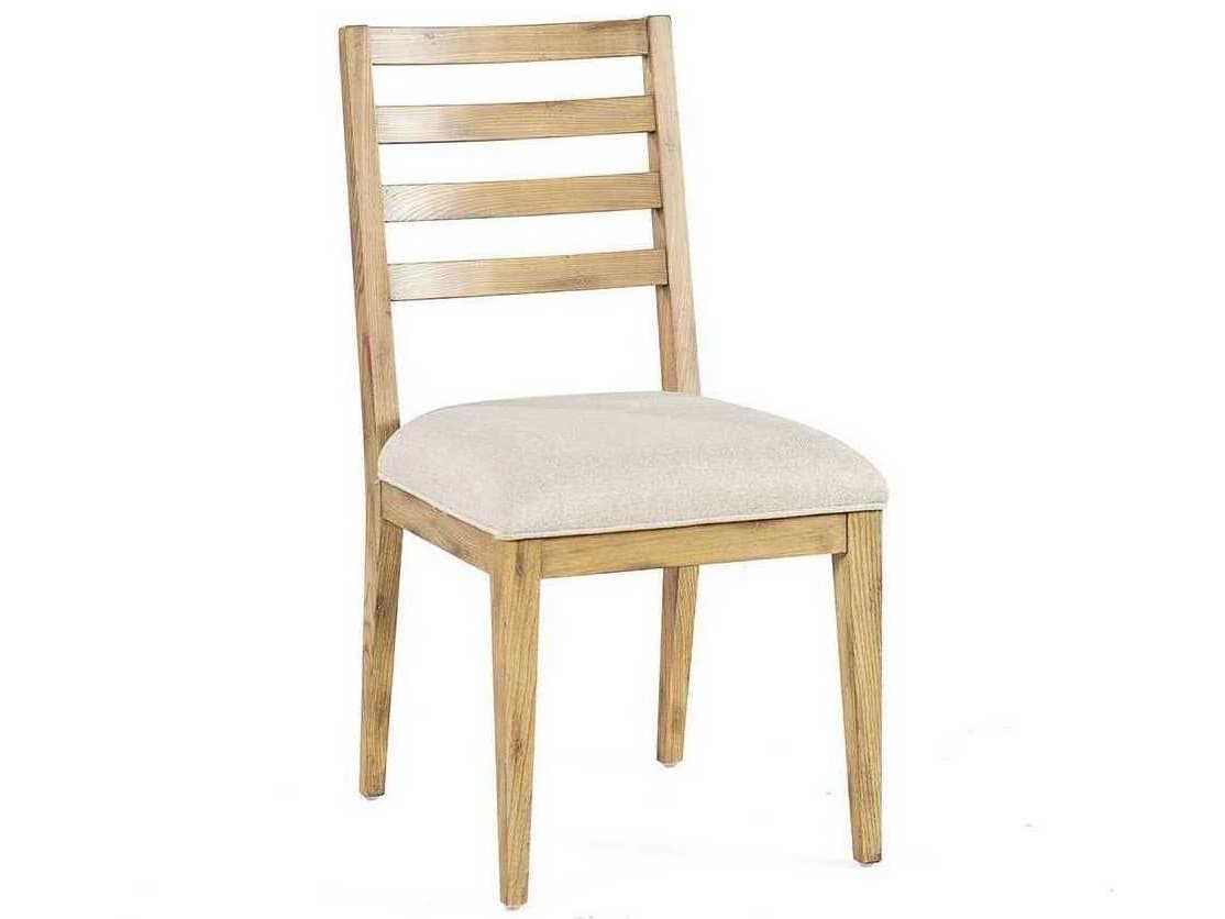 Oliver Home Ribbon-II Beige Upholstered Armless Dining Chair